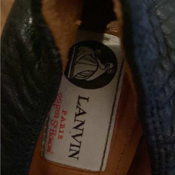 Lanvin black pumps with elastic. - Picture 5 of 6